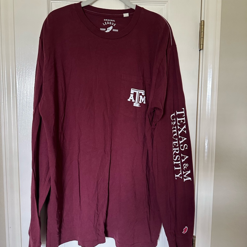 TEXAS A&M maroon long sleeve
